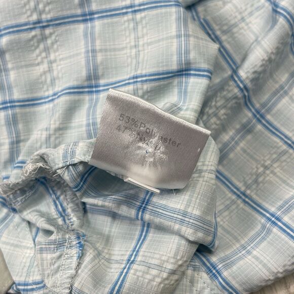 Simms Fishing Products Mens M Medium Plaid Button Down Shirt Short Sleeve J - Picture 10 of 12